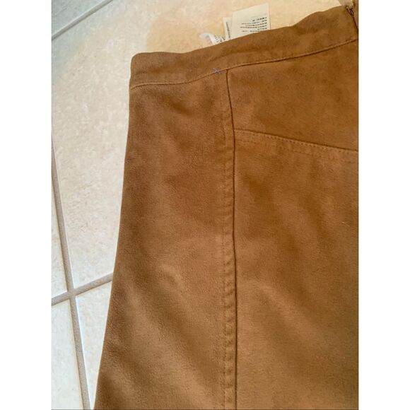 Abercrombie & Fitch Brown Faux Suede Mini Skirt - Picture 4 of 7